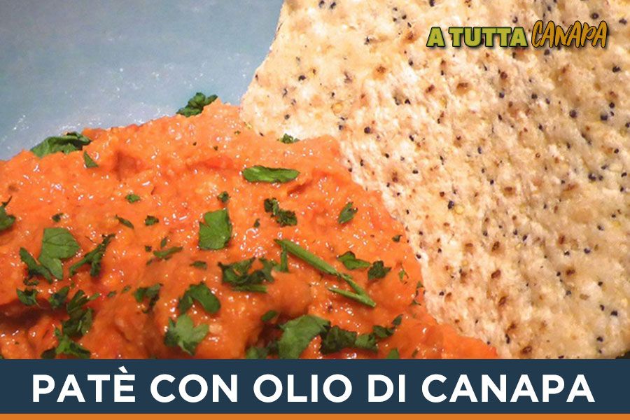Patè-con-olio-di-canapa CBD Cristalli