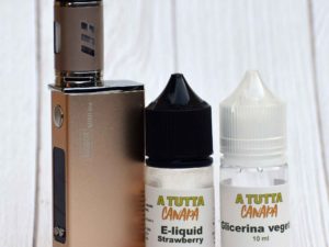 Sigaretta elettronica - e-liquid al Cbd 10% - glicerina vegetale