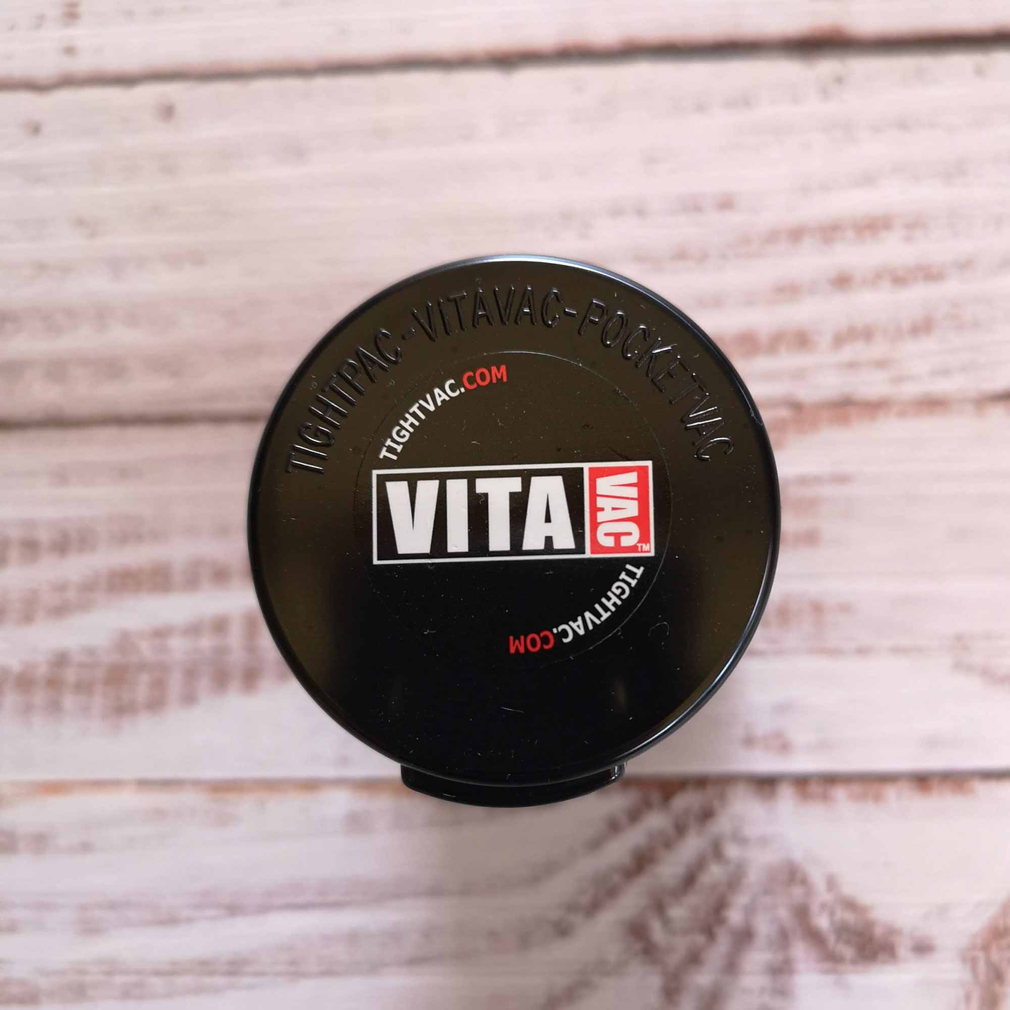 contenitore cilindrico sottovuoto sopra